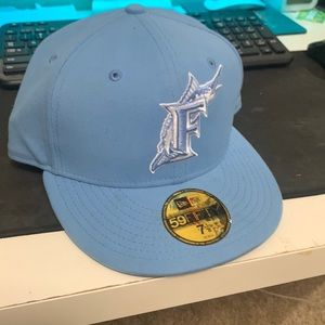 FLORIDA MARLINS 7 1/8 FITTED HAT